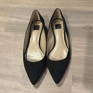Black House White Market BHWM Black Suede Low Heel Size 8.5